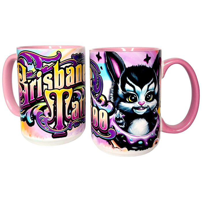 Brisbane Tattoo Fluff Off Large Mug