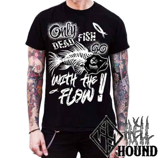 Dead Fish - HellHound Men's T-Shirt