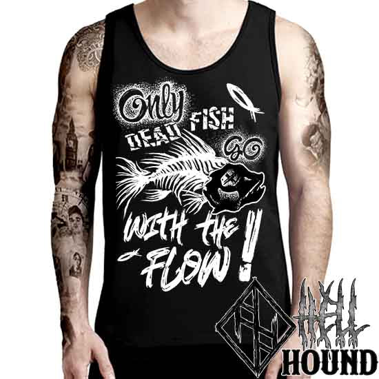 Dead Fish - Hellhound Men's Tank