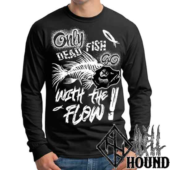 Dead Fish - Hellhound Men's Long Sleeve T-Shirt