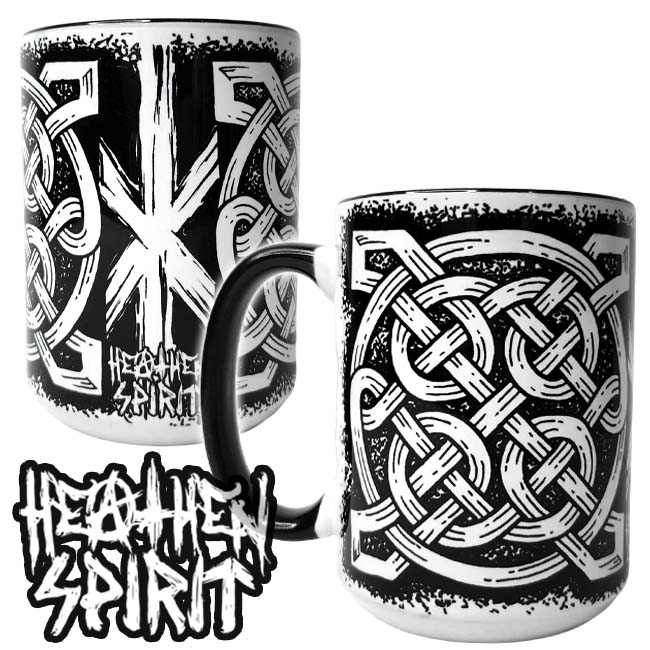 Rune Of Strength Viking Heathen Spirit Large Mug