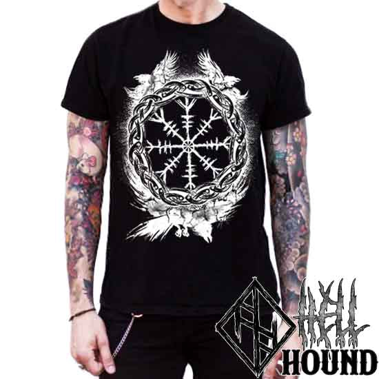 Raven Awe - HellHound Men's T-Shirt