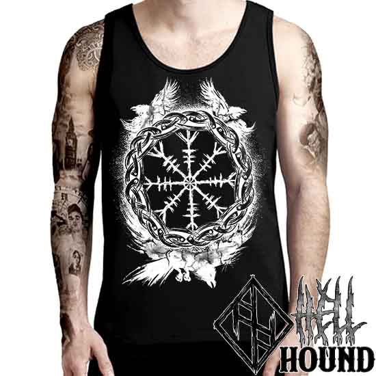 Raven Awe - Hellhound Men's Tank