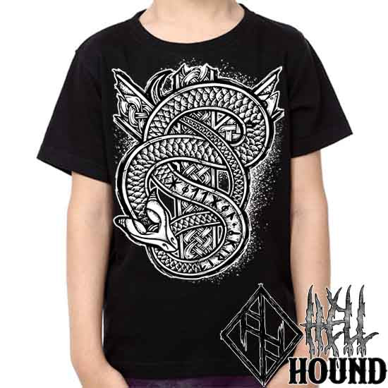 Algiz Serpent - Unisex Kid's T-Shirt