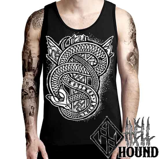 Algiz Serpent - Hellhound Men's Tank