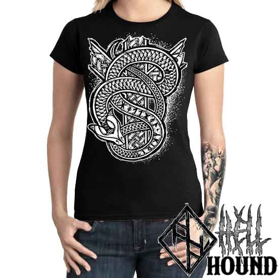 Algiz Serpent - Hellhound Women's T-Shirt