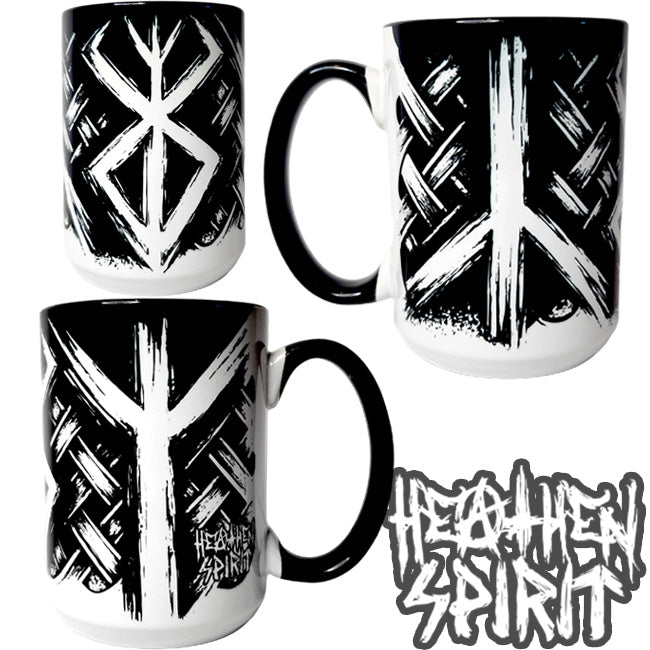 Berserker Life & Death Heathen Spirit Large Mug
