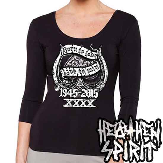 Born To Lose Tribute - Hellhound Women's 3/4 Sleeve