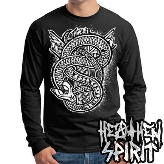 Algiz Serpent - Men's Long Sleeve T-Shirt