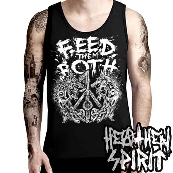 Viking Wolves Feed Them Both - Men's Tank