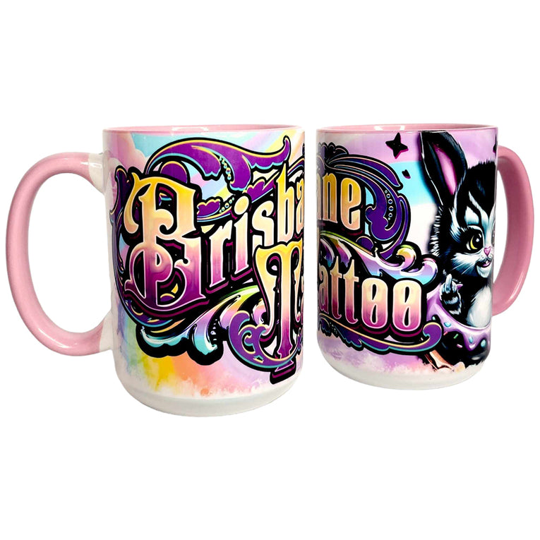 Brisbane Tattoo Fluff Off Large Mug