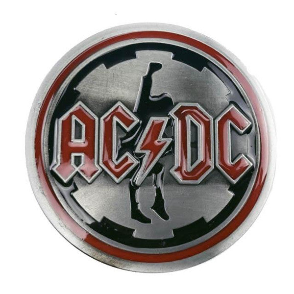 ACDC Round Belt Buckle