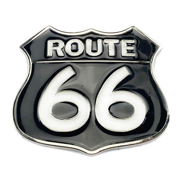 Route 66 Sign Belt Buckle