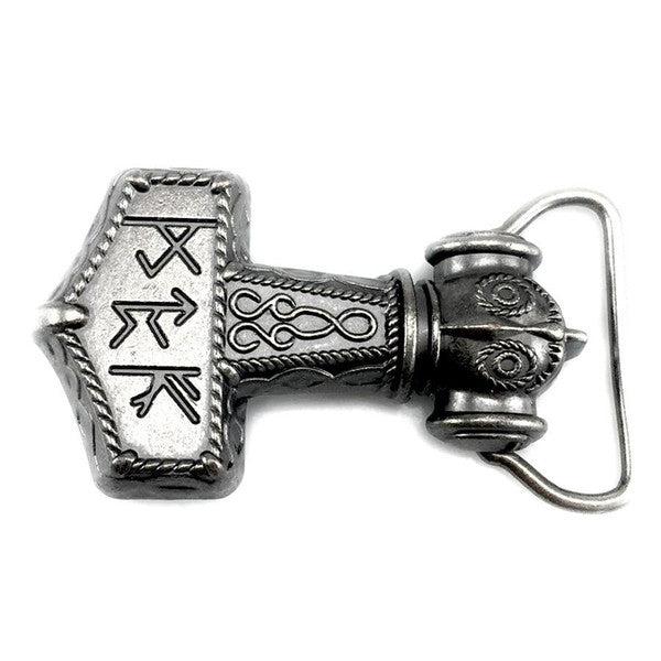 Viking Thor's Hammer Belt Buckle