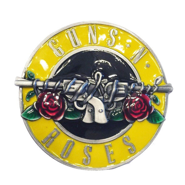 Guns N Roses Yellow Belt Buckle